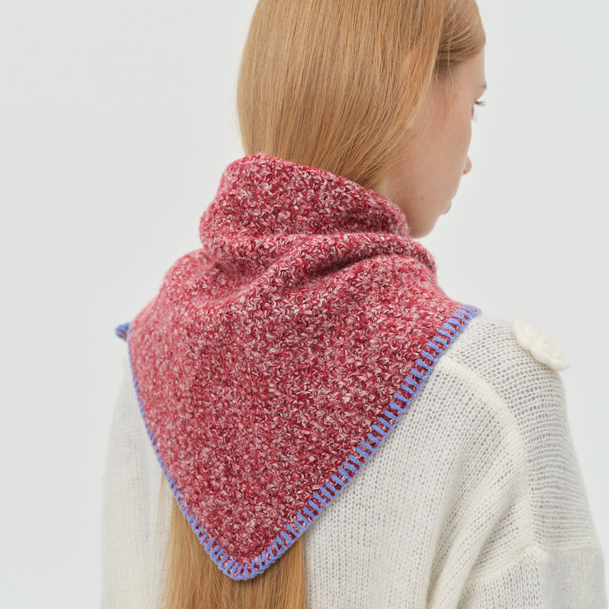 Andryka Women’s Acrylic Knitted Scarf – Medium Long, 43 x 16 in