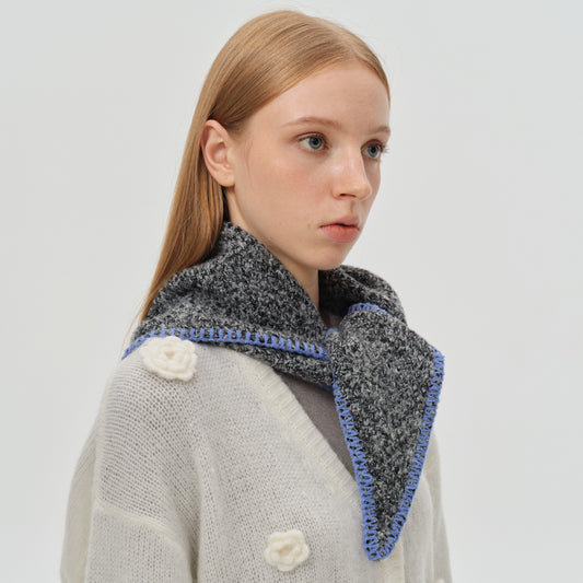 Andryka Women’s Acrylic Knitted Scarf – Medium Long, 43 x 16 in